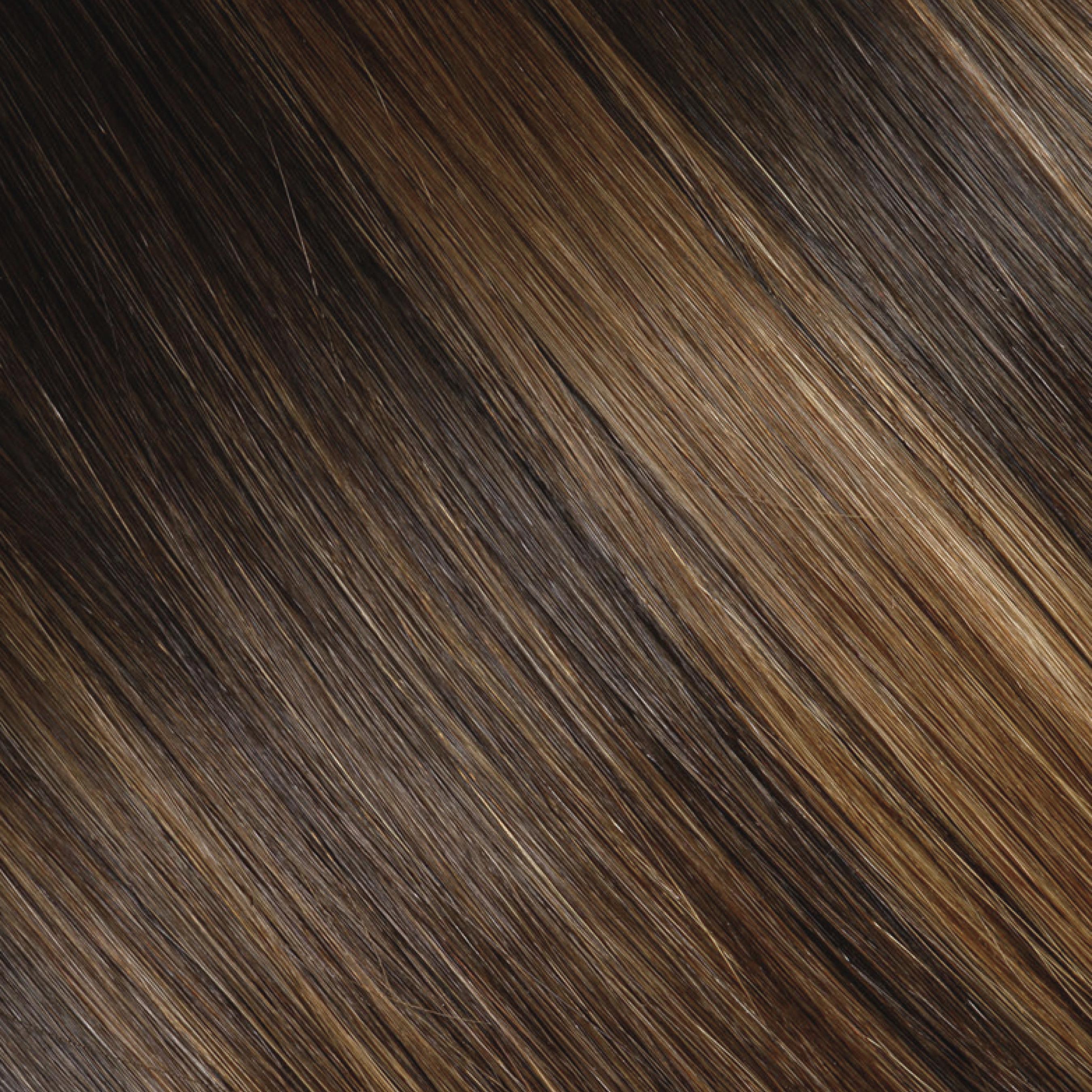 Invisible Clip-ins, Mocha Blond Fade