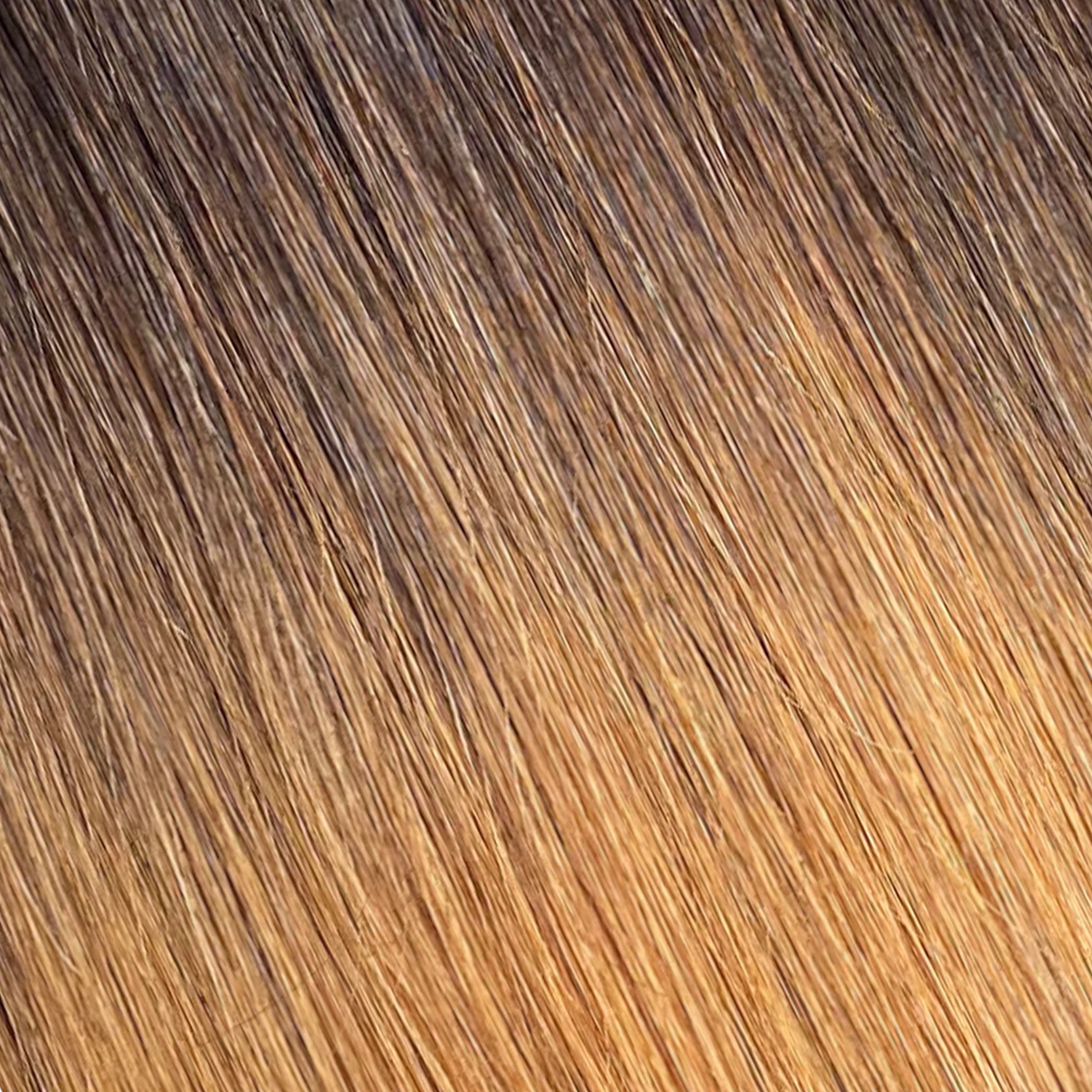 Invisible Clip-ins, Dark Blond Gradient