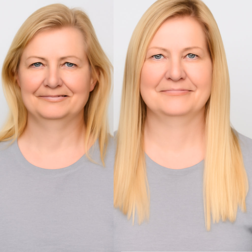 Invisible Clip-ins, Pale Blond