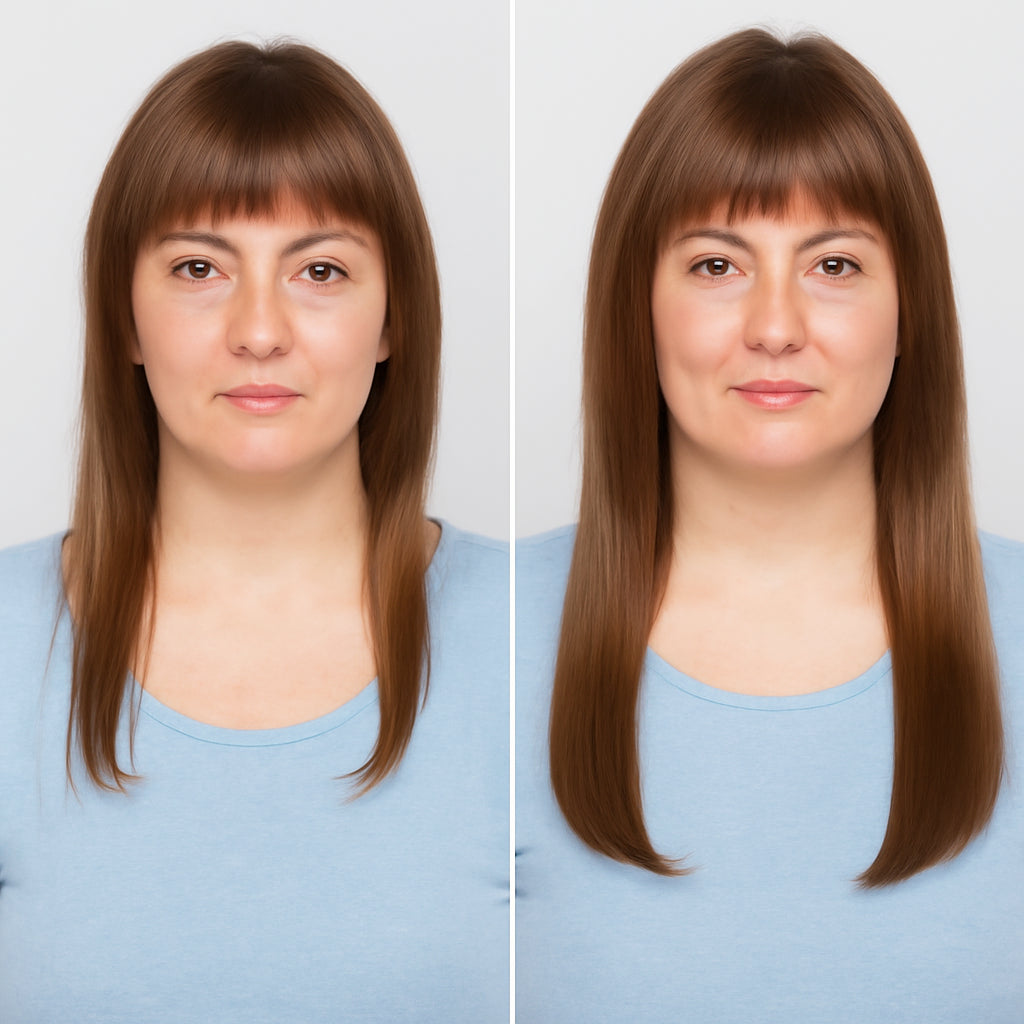 Invisible Clip-ins, Ash Brown