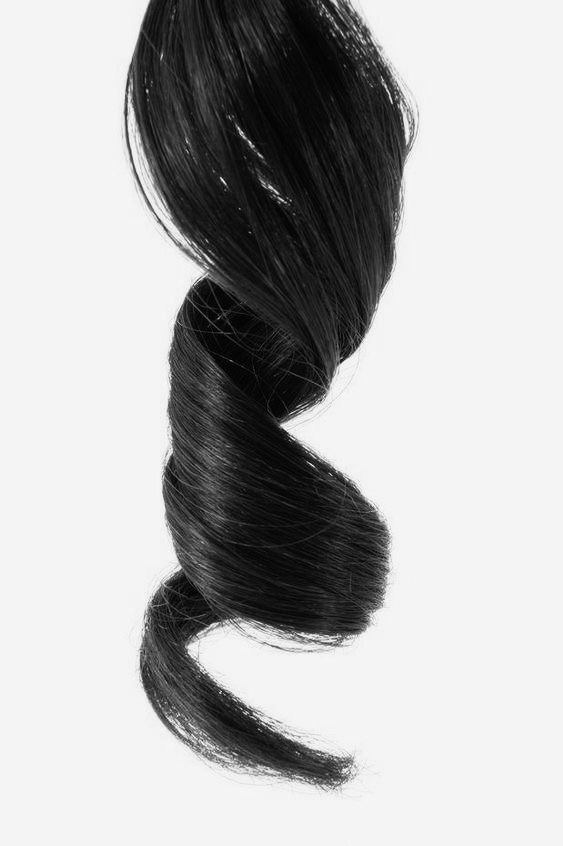 Invisible Clip-ins, Black - Textured Wavy