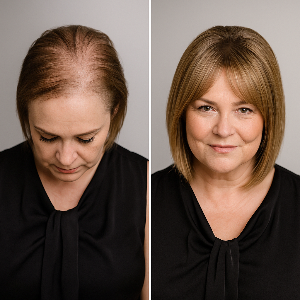 16" Invisible Silk Base Hair Topper